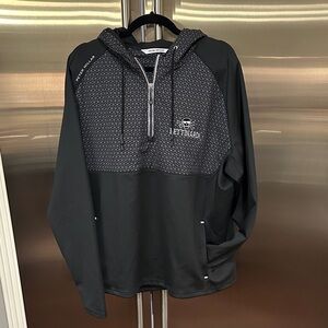 Peter Millar Bettinardi Golf Skull 1/4 Zip Black and Gray Windbreaker Jacket